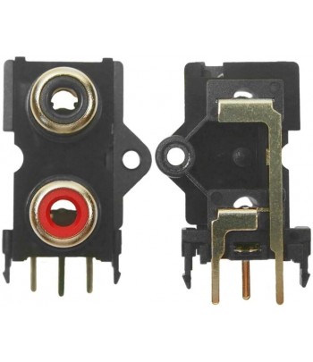 CONECTOR RCA MAMA IN UNGHI