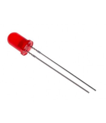 LED 5MM RED DIFF.LOW COST...